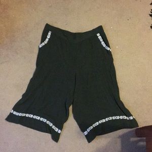 Cropped comfy flare pants